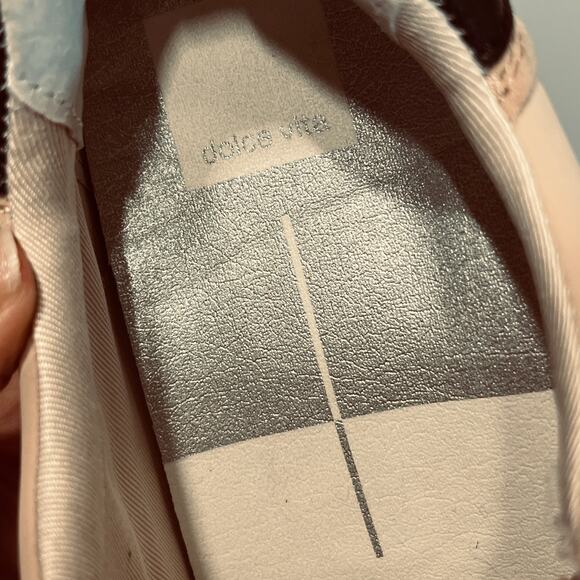 Dolce Vita Lace Up Retro Joggers Sneakers Tan Black Comfy Casual Cushioned 8.5 - Picture 8 of 9